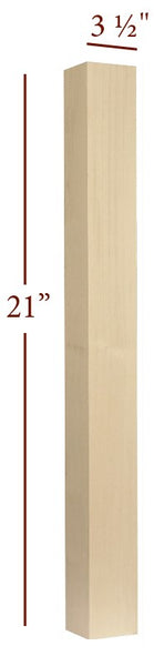 21" Medium Skyline Furniture Table Leg