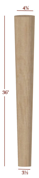 ISL50475RT Massive Kennedy Contemporary Round Tapered Island Leg