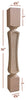 ISL57475-FW  Massive Full Window Emma Kitchen Island Leg