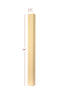 ISL99250P - Slender Skyline Straight Square Kitchen Island Leg