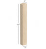 BAR99300P Skyline Small Square Kitchen Bar Post
