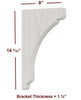 BB-002-L Large Scalloped Bar Bracket