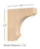BB-009-L Large Nantucket Traditional Bar Bracket