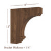BB-009-L Large Nantucket Traditional Bar Bracket