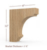 BB-009-L Large Nantucket Traditional Bar Bracket