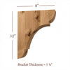 BB-010-L Large Manchester Wood Bar Bracket