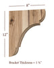 BB-010-L Large Manchester Wood Bar Bracket