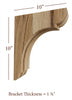 BB-010-OH Overhang Manchester Wood Bar Bracket