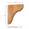 BB-010-XS Extra Small Manchester Wood Bar Bracket
