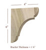 BB-010-XS Extra Small Manchester Wood Bar Bracket
