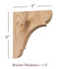 BB-010-XS Extra Small Manchester Wood Bar Bracket