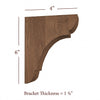 BB-010-XS Extra Small Manchester Wood Bar Bracket