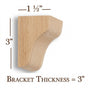 BB-301-P Petite Plain Craftsman Corbel