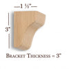 BB-301-P Petite Plain Craftsman Corbel