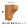 BB-301-P Petite Plain Craftsman Corbel
