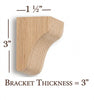 BB-301-P Petite Plain Craftsman Corbel