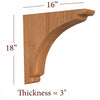 BB-302-HC Large Scalloped Range Hood Corbel