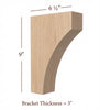 BB-308-M Medium Mission Bar Bracket