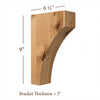 BB-308-M Medium Mission Bar Bracket