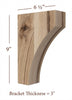 BB-308-M Medium Mission Bar Bracket