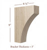 BB-308-M Medium Mission Bar Bracket