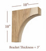 BB-308-OH Simple Mission Overhang Bar Bracket
