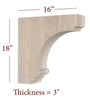 BB-309-HC Large Nantucket Range Hood Corbel