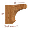 BB-309-HC Large Nantucket Range Hood Corbel