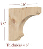 BB-309-HC Large Nantucket Range Hood Corbel