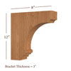 BB-309-LLarge Nantucket Bar Bracket