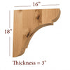 BB-310-HC Large Manchester Traditional Range Hood Corbel