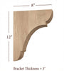 BB-310-L Large Manchester Traditional Bar Bracket