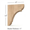 BB-310-L Large Manchester Traditional Bar Bracket