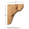 BB-310-L Large Manchester Traditional Bar Bracket