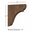 BB-310-L Large Manchester Traditional Bar Bracket