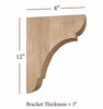 BB-310-L Large Manchester Traditional Bar Bracket