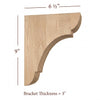 BB-310-M Medium Manchester Traditional Bar Bracket