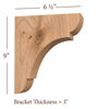 BB-310-M Medium Manchester Traditional Bar Bracket