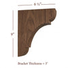 BB-310-M Medium Manchester Traditional Bar Bracket