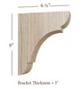 BB-310-M Medium Manchester Traditional Bar Bracket