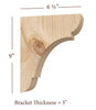 BB-310-M Medium Manchester Traditional Bar Bracket
