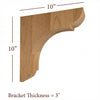 BB-310-OH Manchester Traditional Overhang Bar Bracket