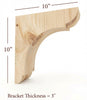 BB-310-OH Manchester Traditional Overhang Bar Bracket