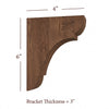 BB-310-XS Extra Small Manchester Traditional Bar Bracket