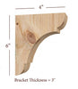 BB-310-XS Extra Small Manchester Traditional Bar Bracket