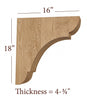BB-410-HC Large Manchester Classic Range Hood Corbel