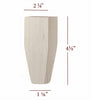 4.5" Tapered Wide Shaker Furniture Foot
