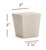 BF802 - Short Four Side Tapered Square Bun Foot
