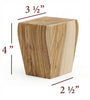 4" Tall Taper Cabinet Foot