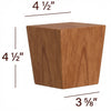 Wide Taper Cabinet Foot